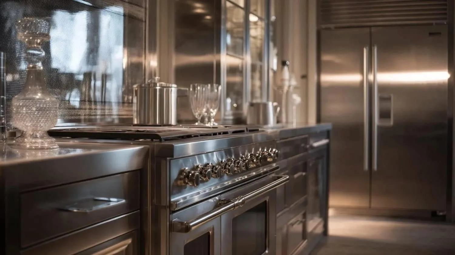 Polished metal fixtures